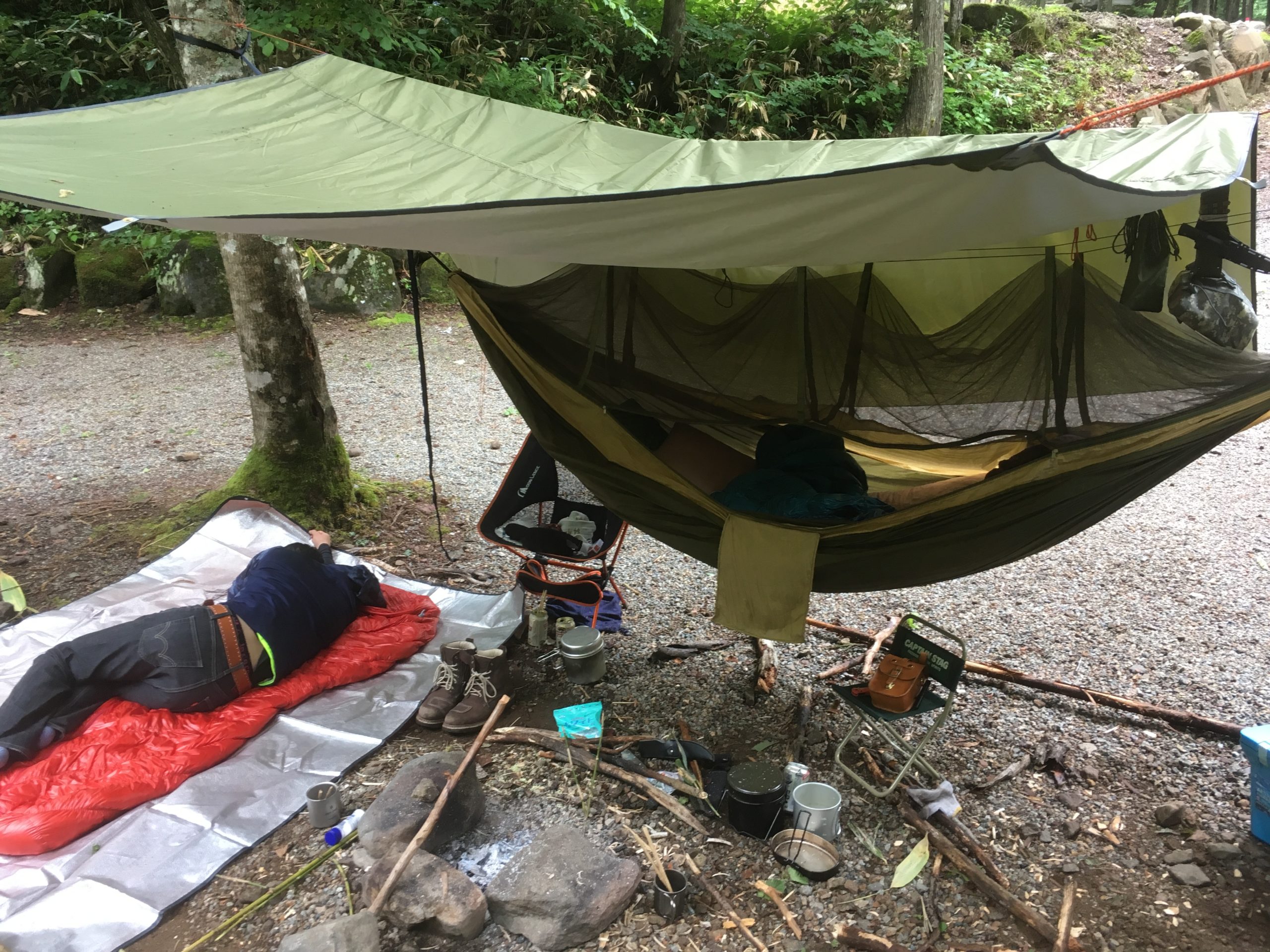 ブッシュクラフトできる 岐阜県の鷲ヶ岳立石キャンプ場をレビュー チベスナの巣穴